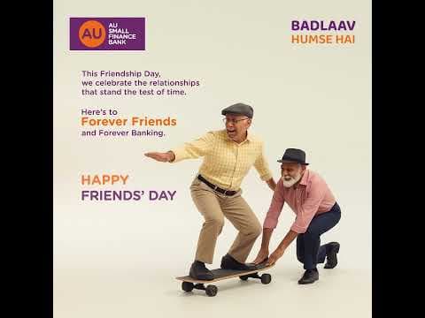 Happy Friendship Day | AU Small Finance Bank