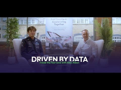Driven by Data – Inside the Fast Lane with Alex Albon- Ep. 1