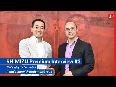 SHIMIZU Premium Interview #3 – Rodamas Group and Shimizu Corporation