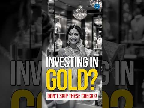 CHECK THIS before buying gold