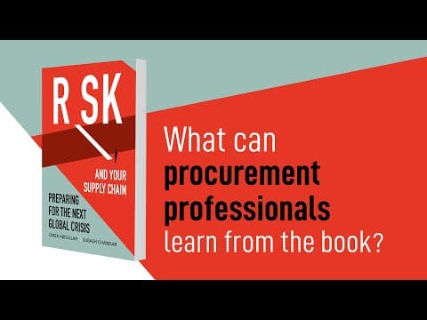 Risk And Your Supply Chain - What can you learn from this book?