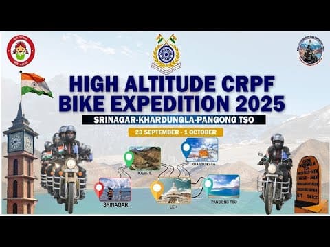 HIGH ALTITUDE CRPF BIKE EXPEDITION -2025