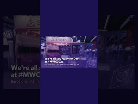 We're all set, ready for Day 1 at MWC 2026!