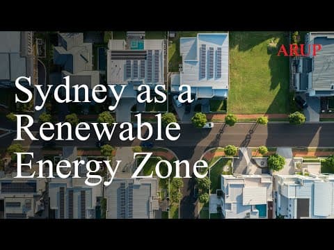 Sydney as a Renewable Energy Zone