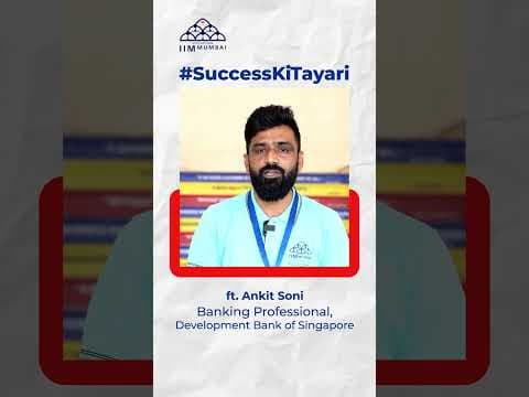 IIM Mumbai Student Success Story ft. Ankit Soni