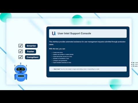 User Intel: Salesforce-native Solution built on Agentforce | Xoriant