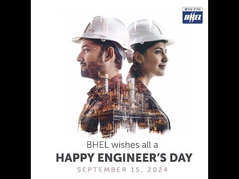 Join BHEL in celebrating Engineer's Day 2024! 🎉🏗🔧