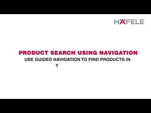 Product search using navigation