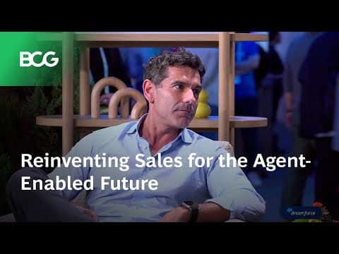 Reinventing Sales for the Agent-Enabled Future