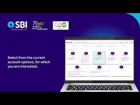 Easily open a Current Account with SBI