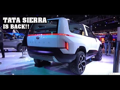Legend is back! Tata Sierra unveiled at Auto Expo 2020