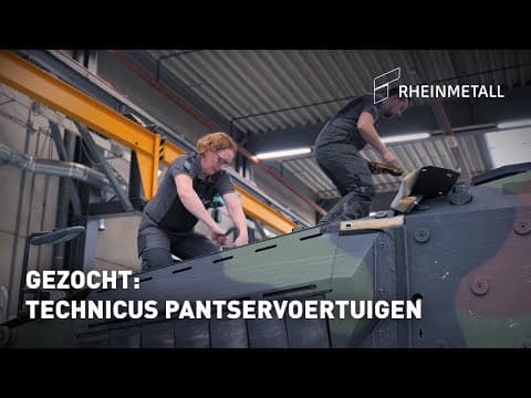 Rheinmetall Defence Nederland – Gezocht: Technicus Pantservoertuigen
