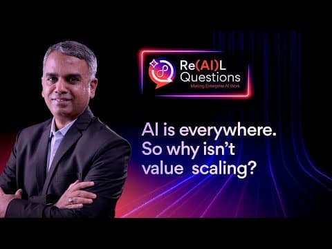Re(AI)L Questions: Making Enterprise AI Work feat. Jaideep Vijay Dhok
