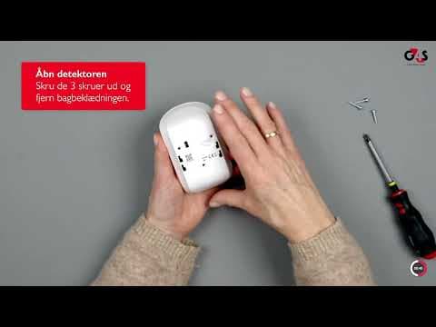 SHIELDalarm: How to change the battery in the motion detector