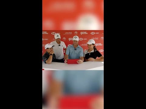 Ludvig Åberg has his social media rated by HSBC Future Falcons 🤣 #shorts #golf #socialmedia #aberg