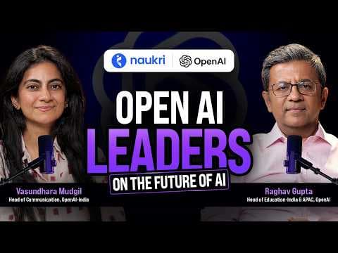 Will AI Take Your Job? OpenAI's Vasundhara Mudgil & Raghav Gupta Answer | Workwise with Naukri
