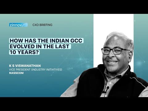 Indian GCC evolution in the last 10 years | K S Viswanathan
