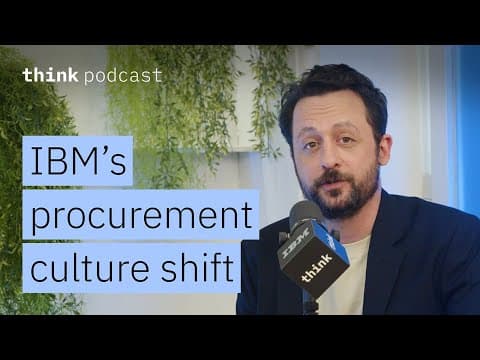 A culture shift leads to procurement transformation at IBM