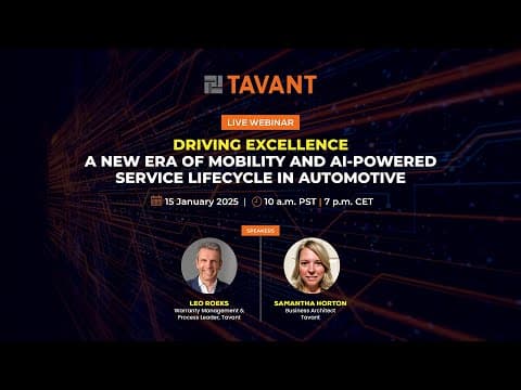 Driving Excellence: The AI-Powered Future of Mobility and Service Lifecycle in Automotive