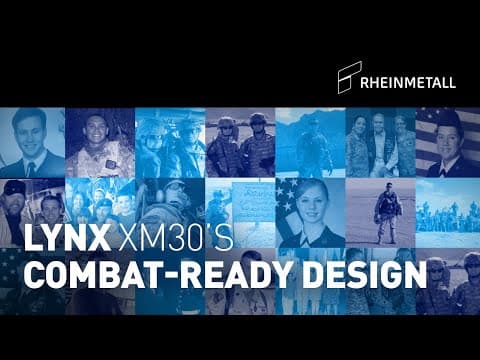 American Rheinmetall – Operator insights shape the Lynx XM30’s combat-ready design