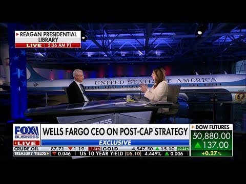 Charlie Scharf speaks with Fox Business’ Maria Bartiromo