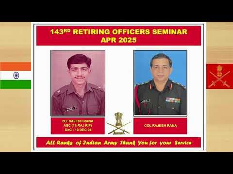 Retiring Officers Seminar : April 2025